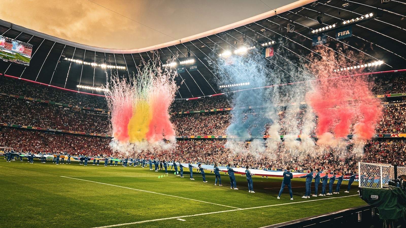 Estadio lleno durante un partido
