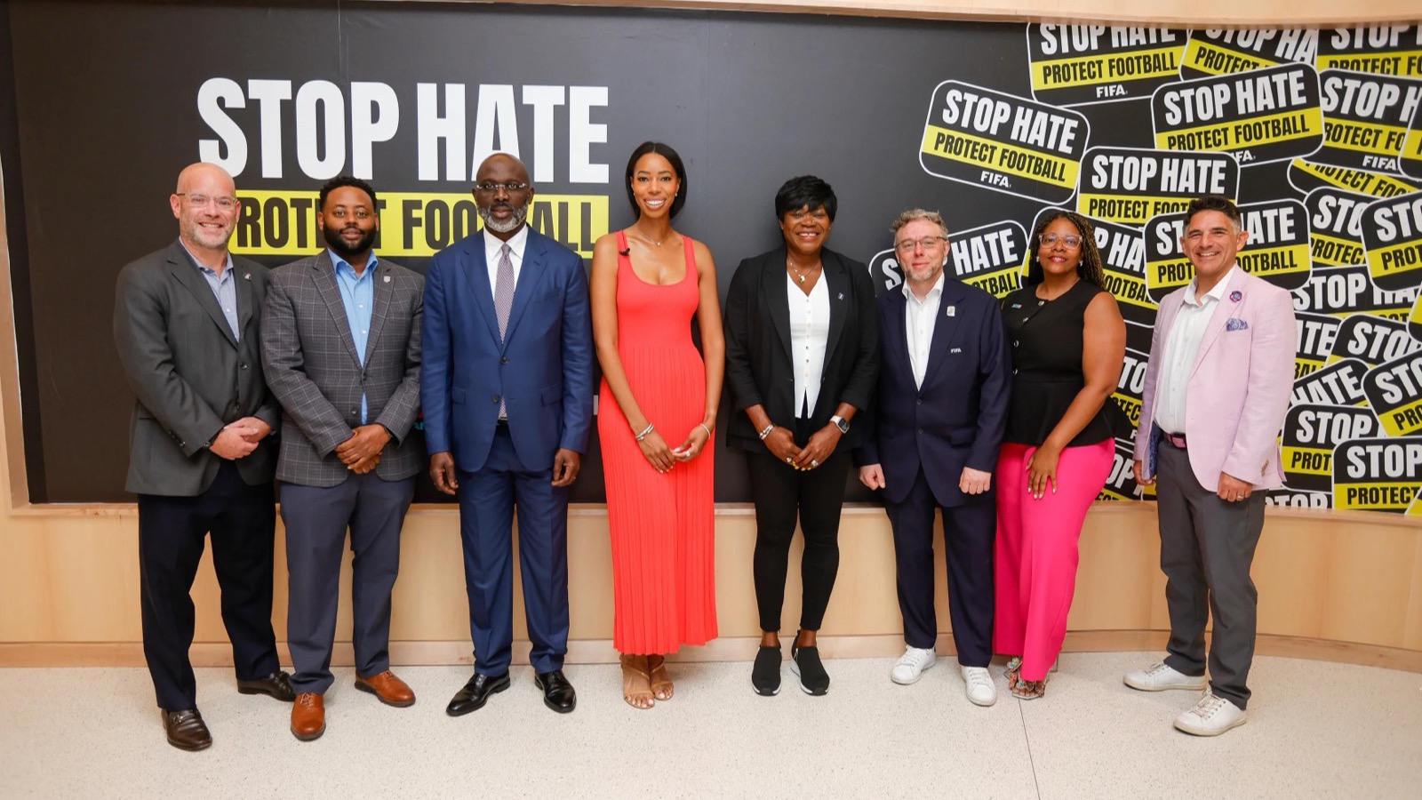 Acto de la FIFA contra el racismo con el lema Stop Hate, Protect Football en Atlanta