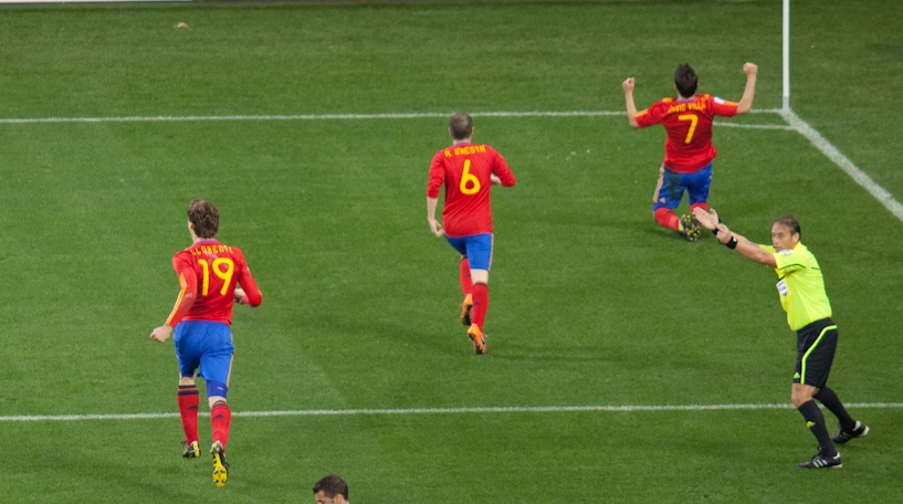 La selección de España en el Mundial de 2010, el del gol decisivo de Iniesta