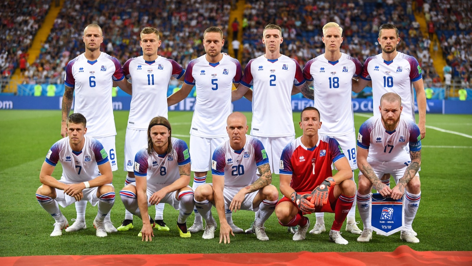 La selección de Islandia en el Mundial de 2018