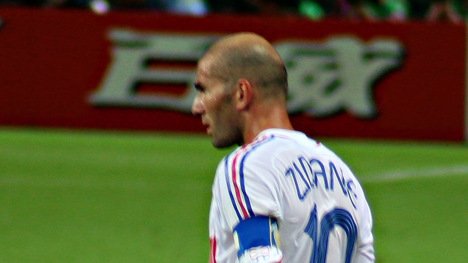 Zinedine Zidane, con el dorsal 10 de Francia, en la final del Mundial de 2006