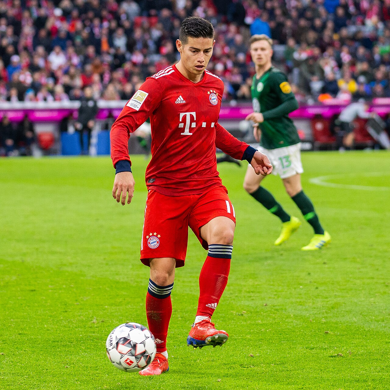 James Rodríguez, capitán de Colombia